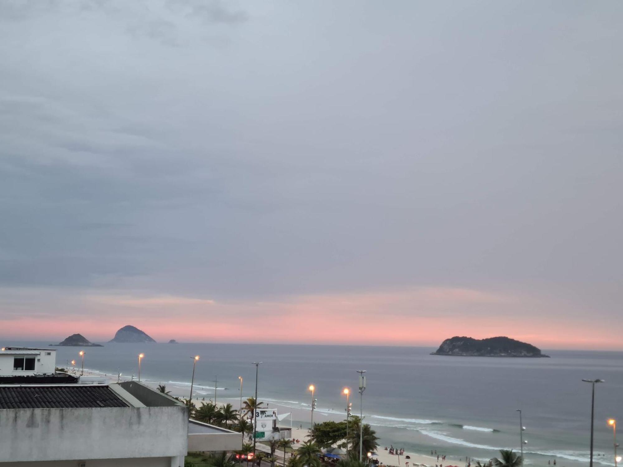 Apto Barra Da Tijuca Frente Pro Mar Rio de Janeiro Bagian luar foto