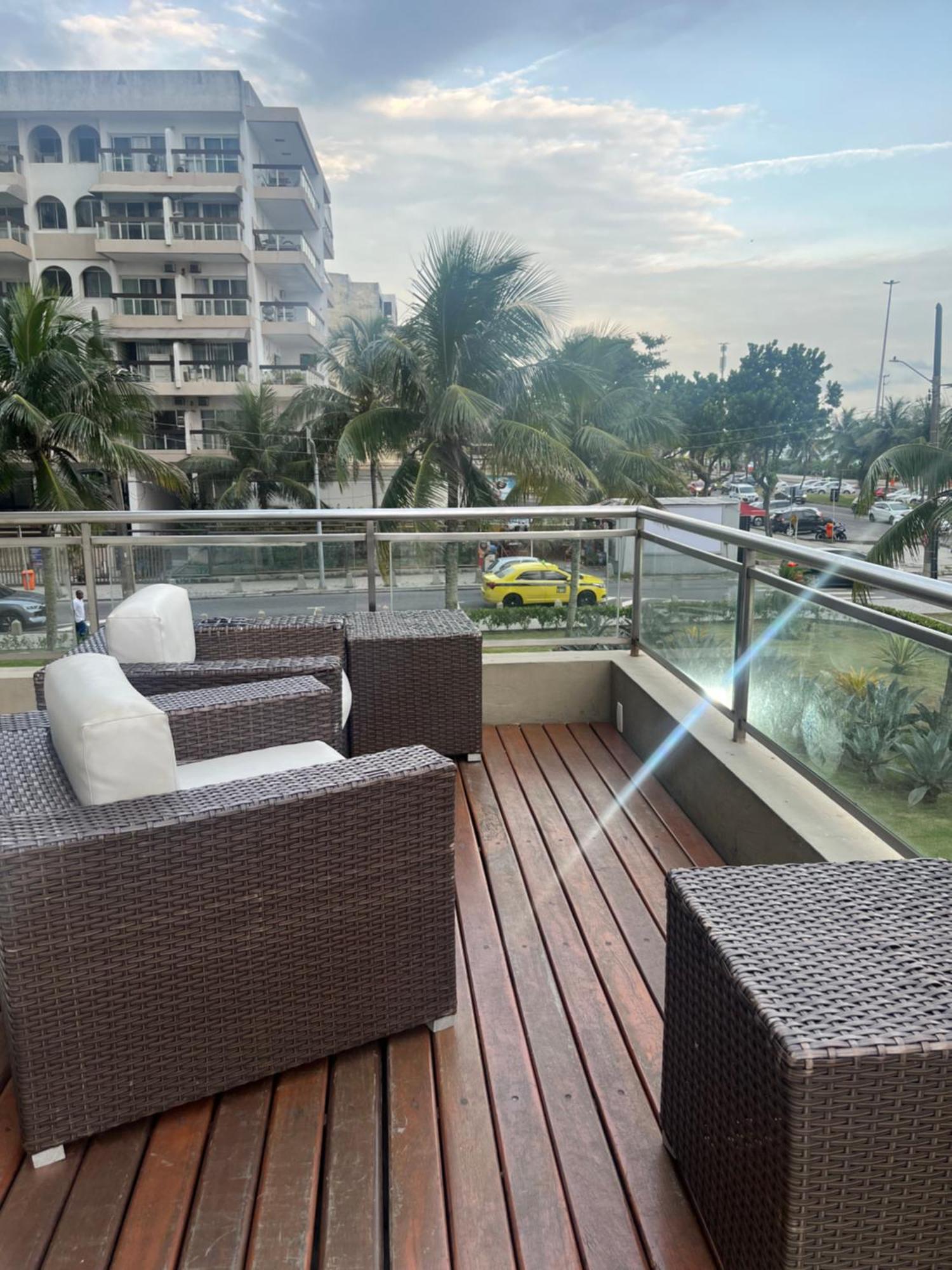 Apto Barra Da Tijuca Frente Pro Mar Rio de Janeiro Bagian luar foto